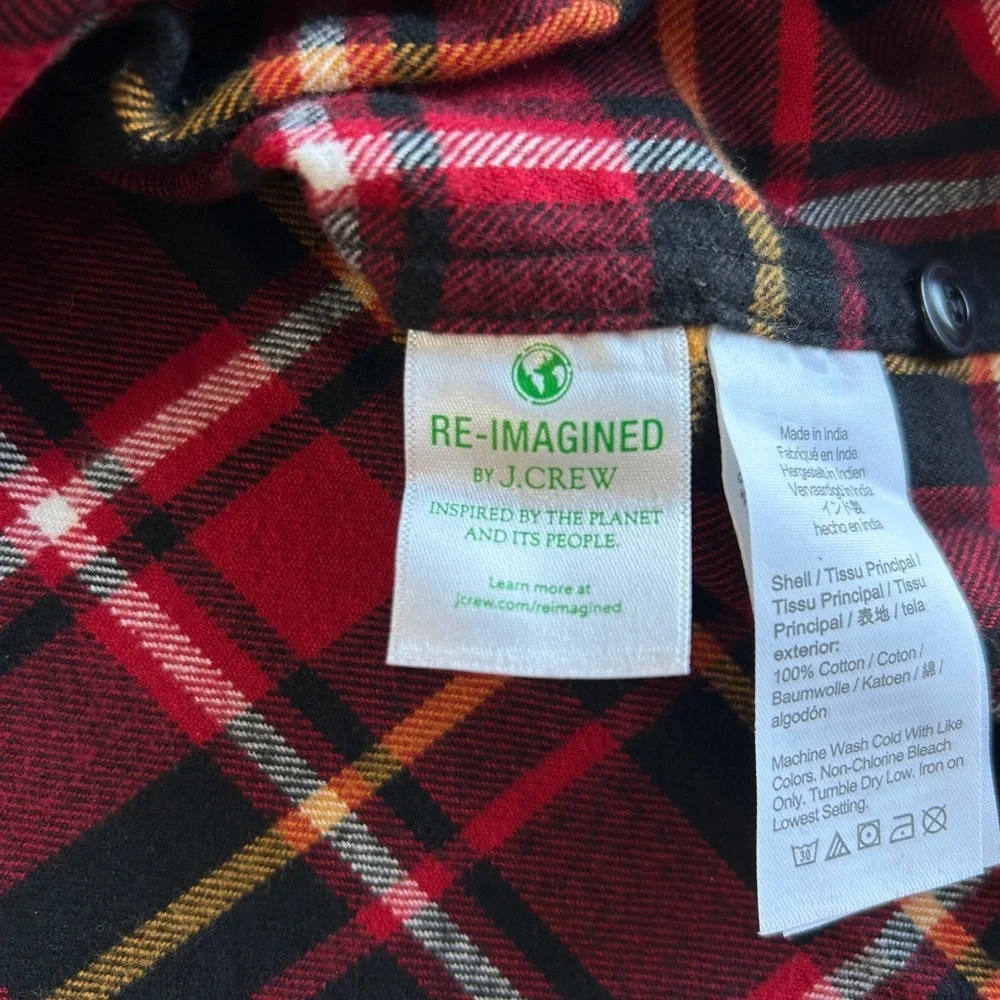 J.‎ Crew Classic Red Plaid Men's Shirt